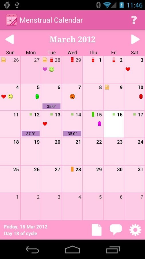 Menstrual Calendar Premium Varies with device