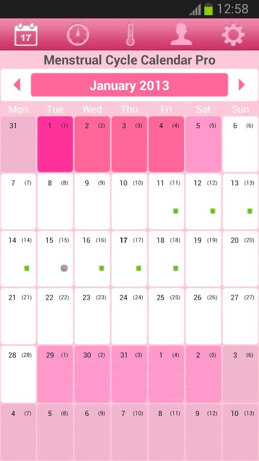 Menstrual Cycle Calendar Pro 2.5