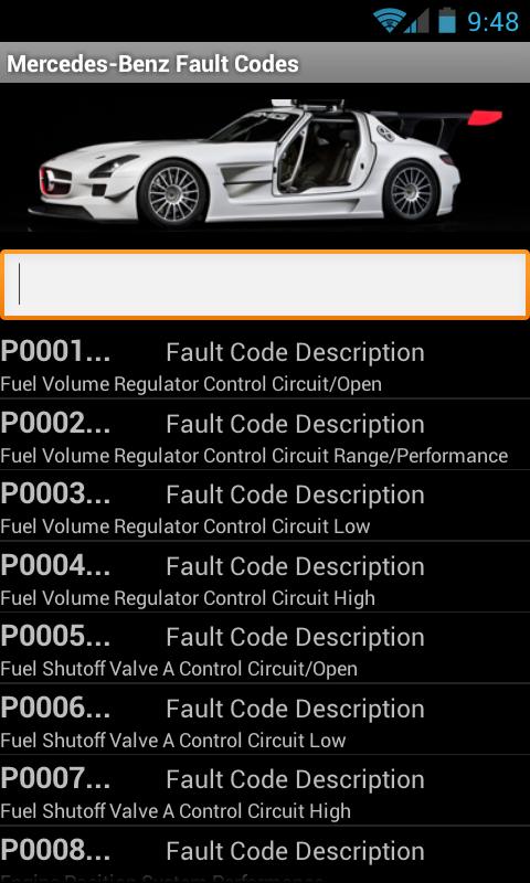 Mercedes-Benz Fault Codes 4.0.0
