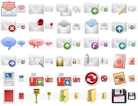 Message Toolbar Icons 2011.2