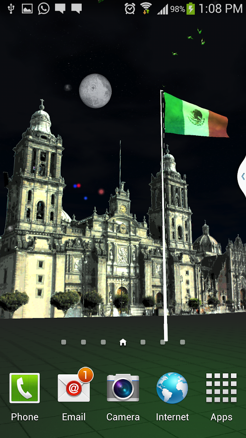 Mexico Flag livewallpaper 3dhd 1.0