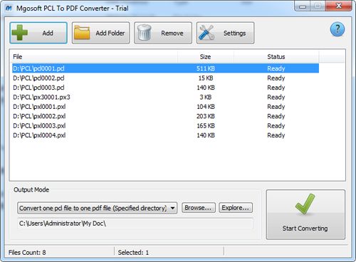 Mgosoft PCL To PDF Converter 12.7.0