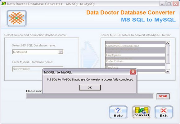 Microsoft SQL Database Conversion Tool 2.0.1.5
