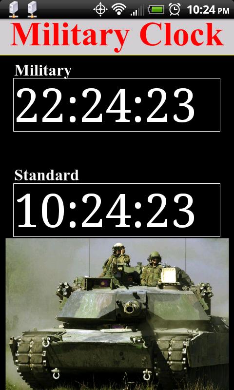 Military Time 1.0.0