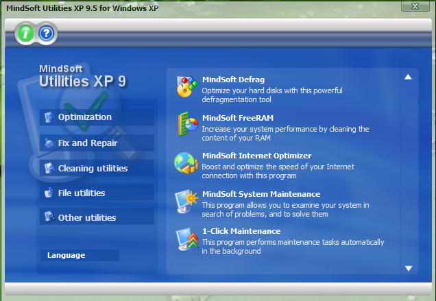 MindSoft Utilities 2008 for Windows XP 2008.10
