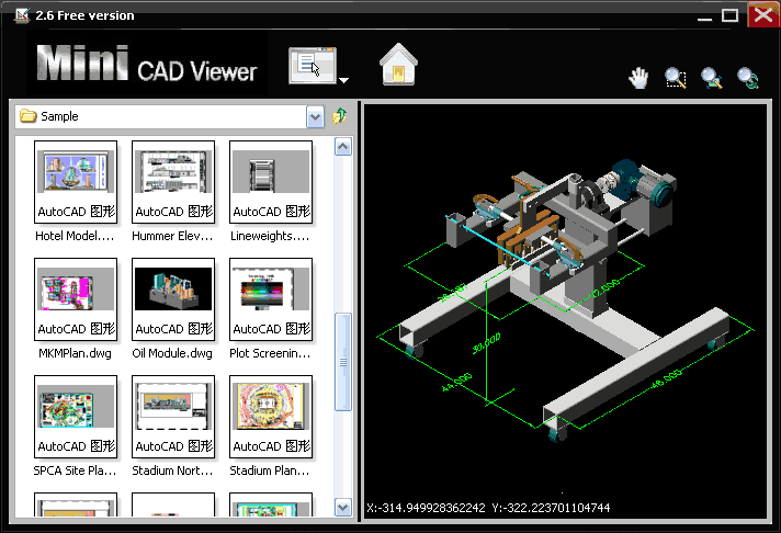 Mini CAD Viewer 2.6