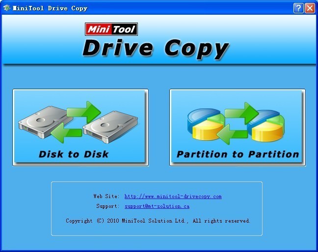 MiniTool Drive Copy 5.0