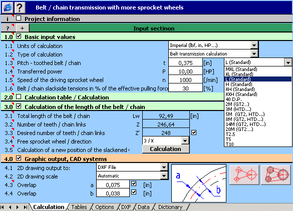 MITCalc - Multi pulley calculation 1.18