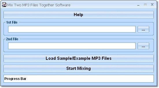 Mix Two MP3 Files Together Software 7.0