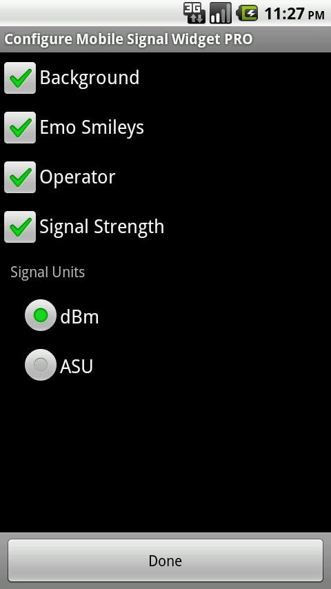 Mobile Signal Widget PRO 1.2
