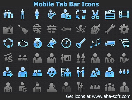 Mobile Tab Bar Icons 2012.2