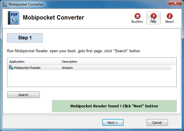 Mobipocket Converter 2.6.1