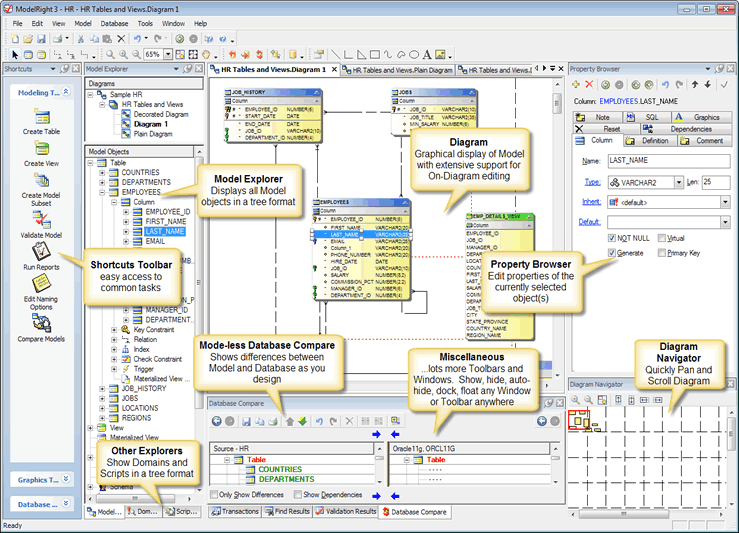 ModelRight  for Oracle 3