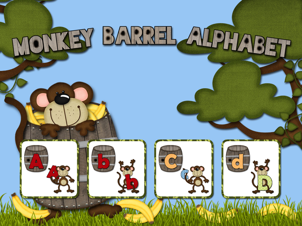 Monkey Barrel Alphabet 1.0