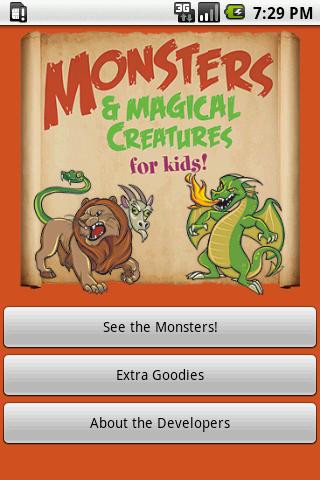 Monsters & Creatures For Kids 1.0