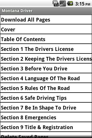 Montana Driver Handbook 4.1
