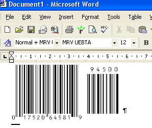 Morovia UPC-A/UPC-E/EAN-8/EAN-13/Bookland Barcode Font 1.0