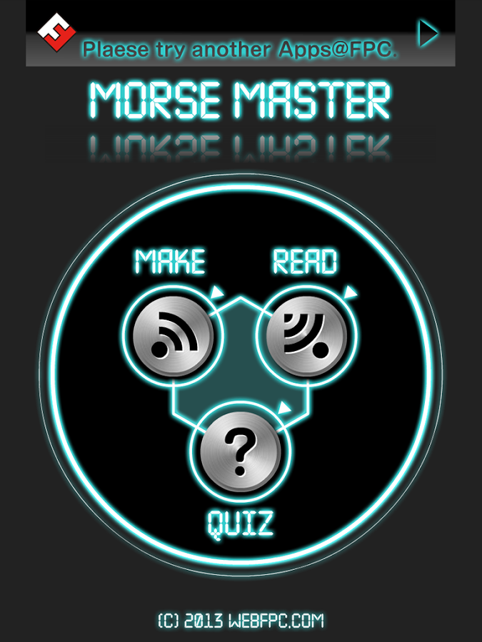 Morse Master (Make,Read,Play) 1.0.0