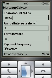 MortgageCalc for mobile 1.0
