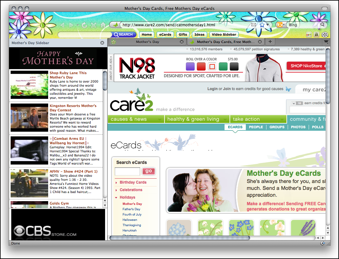 Mothers Day 2010 Firefox Theme 1.0.2