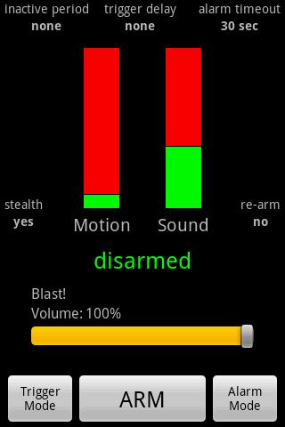 Motion & Sound Alarm 1.7.8