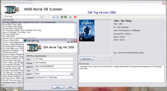 Movie DB Scanner 1.0