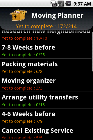 Moving Planner 4.0