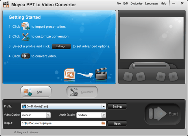 Moyea PPT to Video Converter 2.8.0.6