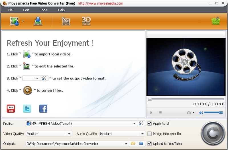 Moyeamedia Free Video Converter 5.3.0.0