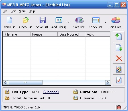 MP3 and MPEG Joiner 1.61