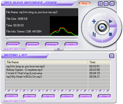 MP3 Audio Recorder Joiner 2.00.07