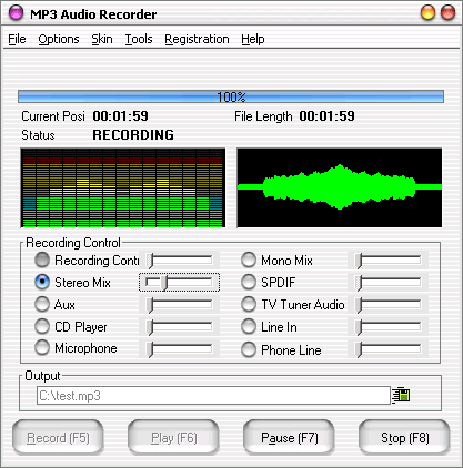 MP3 Audio Recorder Professional 9.60