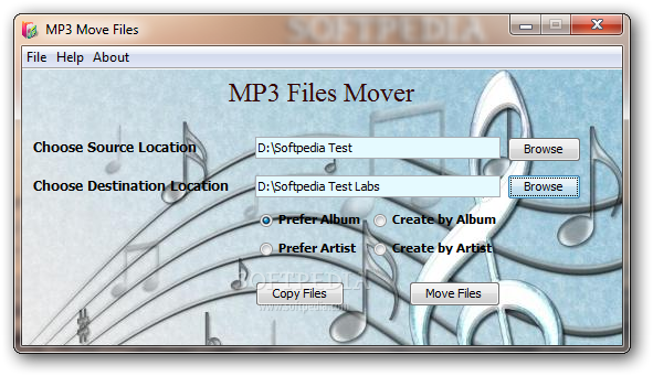 MP3 Move Files 1.2