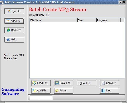MP3 Stream Creator 2.0.2013.323