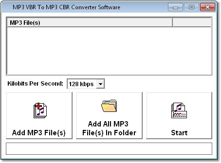 MP3 VBR To CBR Converter Software 7.0