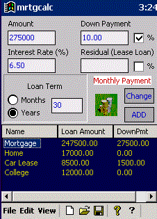 Mrtgcalc - Mortgage, Lease and Loan Calculators 4.2