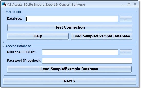 MS Access SQLite Import, Export & Convert Software 7.0