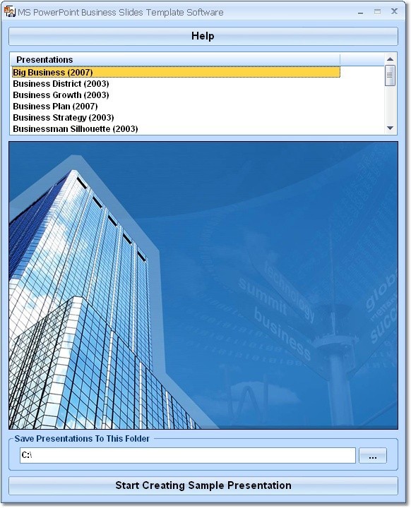 MS PowerPoint Business Slides Template Software 7.0