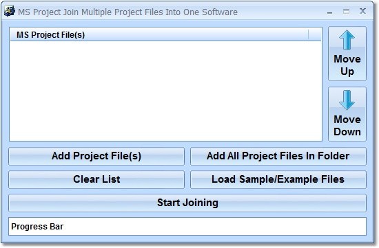 MS Project Join Multiple Project Files Into One Software 7.0