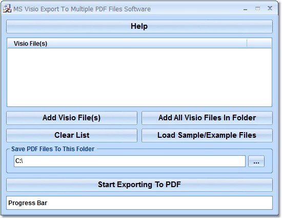 MS Visio Export To Multiple PDF Files Software 7.0