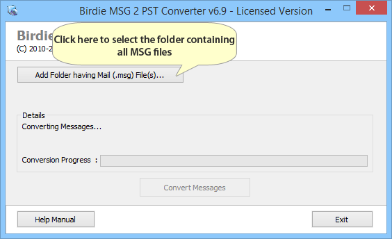MSG to PST Conversion 3.9