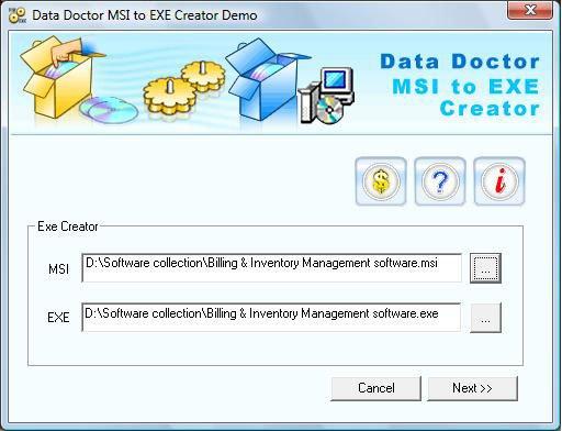 MSI to EXE Converter Software 2.0.1.5