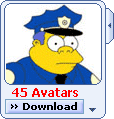 MSN Simpsons Avatar Display Pack 1.0