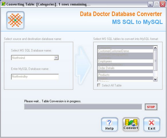 MSSQL DB Converter Software 2.0.1.5