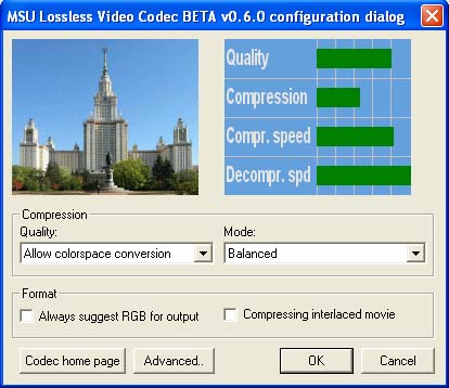 MSU Lossless Video Codec 0.6.0
