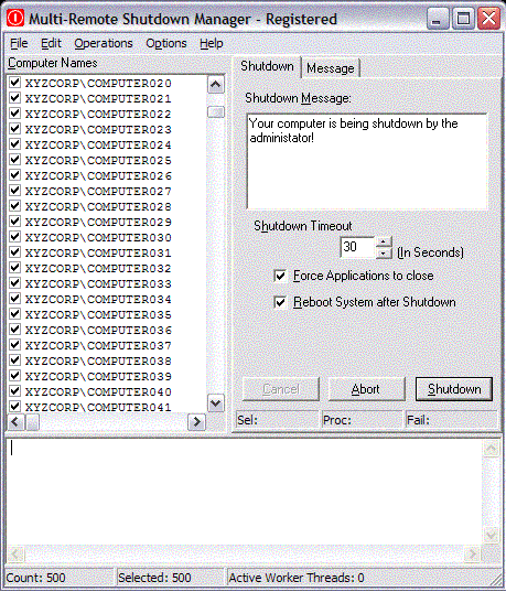 Multi-Remote Shutdown Manager 1.0