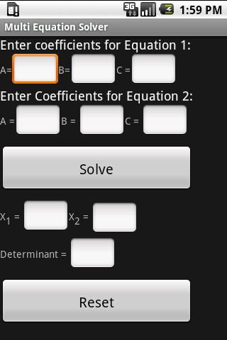 Multi Equation Solver Pro 1.1