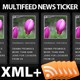 MultiFeed RSS News Ticker 1