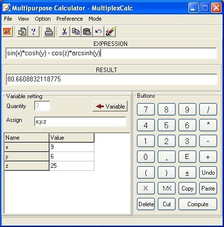 Multipurpose Calculator - MultiplexCalc 5.4
