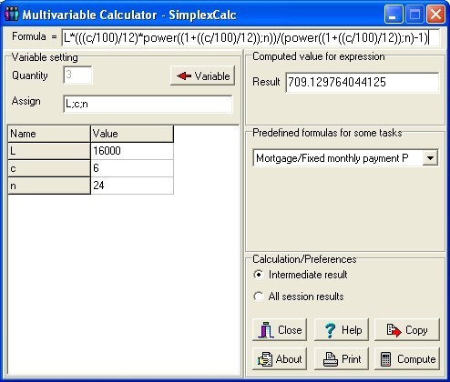 Multivariable Calculator - SimplexCalc 4.1